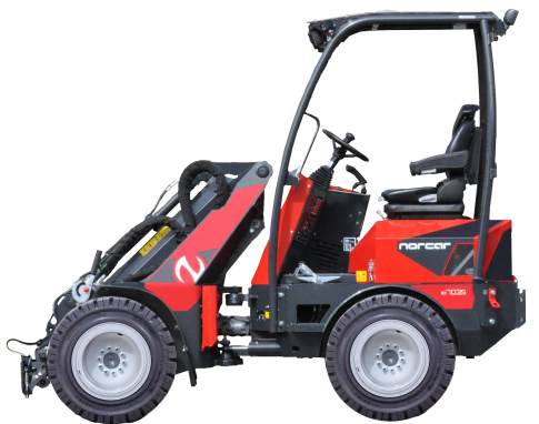 Minilaster sett fra siden